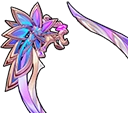Twirling Glaze: Lustrous Bloom